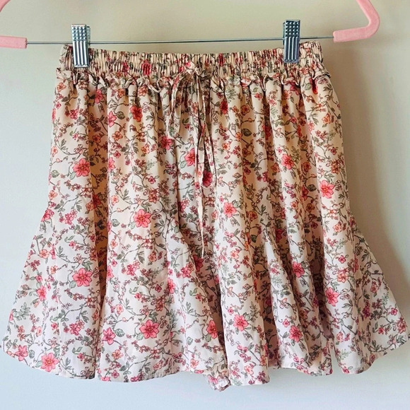 Paper Crane Floral Print Skort - Size XS - NWT - Picture 1 of 10